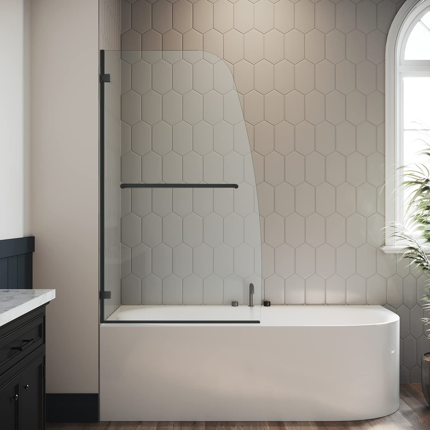 Frameless Hinged Bathtub